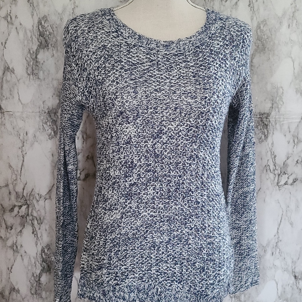 Aeropostale blue marled sweater size xs